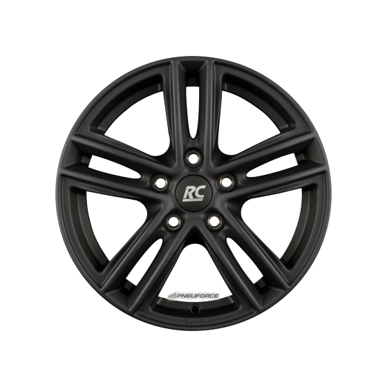 RC DESIGN - RC27 SCHWARZ KLAR MATT (SKM) 7X17 LK:5/100 ET:51 ML:57,1